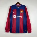 2023-2024 Long Sleeve Barcelona Home 1:1 Thai Quality