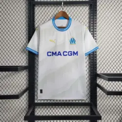 2023-2024 Olympique de Marseille Home Football Jersey