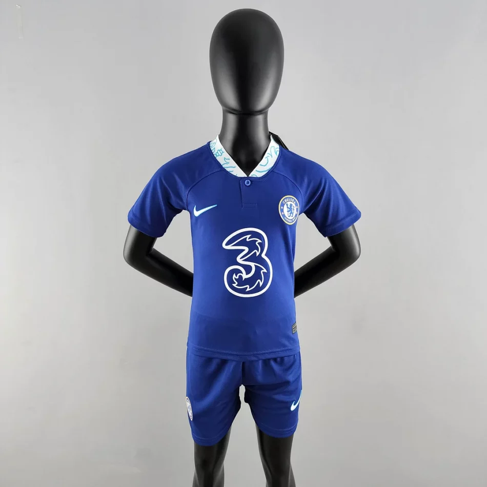 2022-2023 Chelsea Home Football Jersey Kids Size