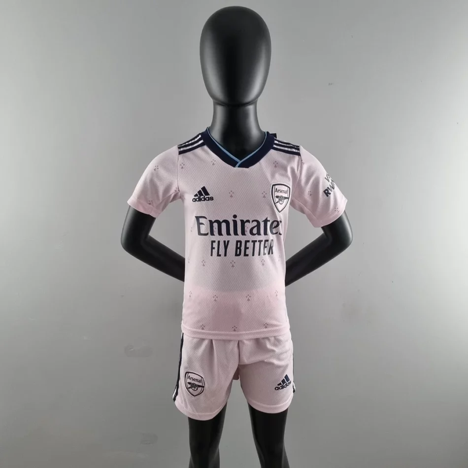 2022-2023 Arsenal Third Away Soccer Jersey Kids Size