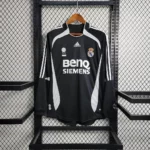 2006-2007 Retro Long Sleeve Real Madrid Away