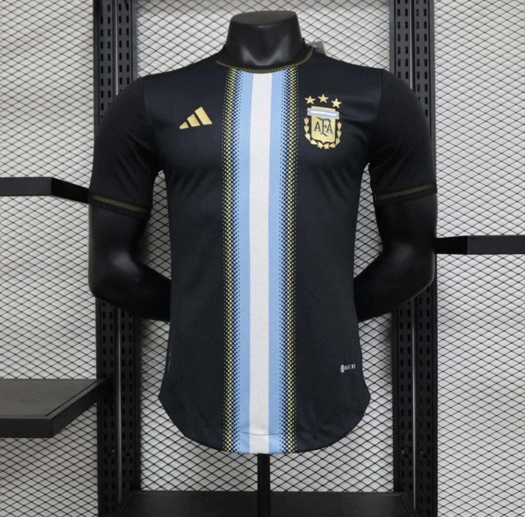2023 Argentina Black Special Edition Fans Jersey