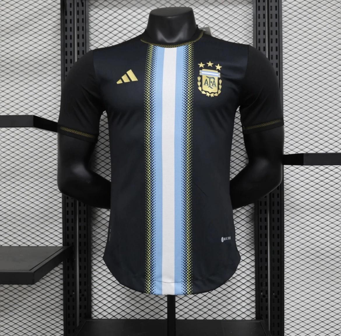 2023 Argentina Black Special Edition Fans Jersey