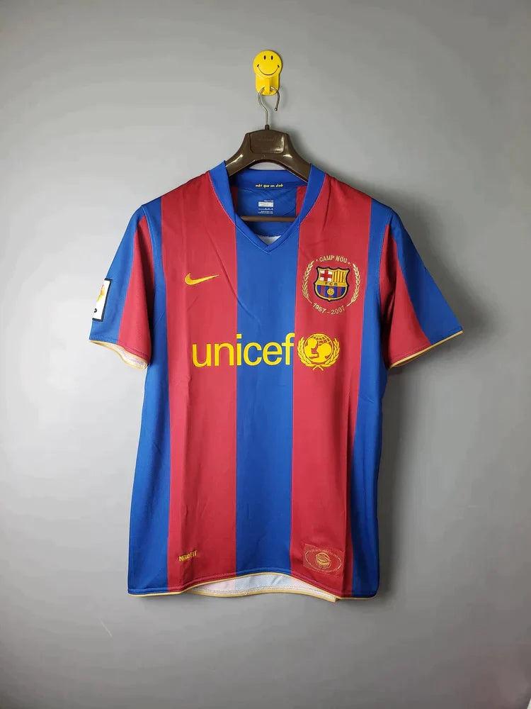 BARCELONA 2007-2008 Home Jersey