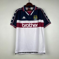 MANCHESTER CITY 1997 1998 AWAY FOOTBALL SHIRT SOCCER JERSEY