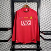 2007-2008 Manchester United Final Kit Long Sleeve