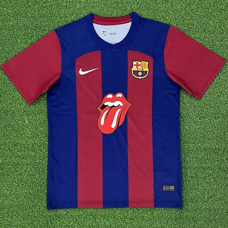 23-24 BAR Limited Edition 'Red Tongue' Home Fans Soccer Jersey