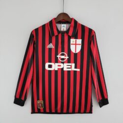AC Milan 1999-2000 Home kit – Long sleeve