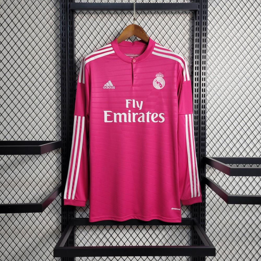 REAL MADRID 2014-2015 AWAY ROSE LONG SLEEVE