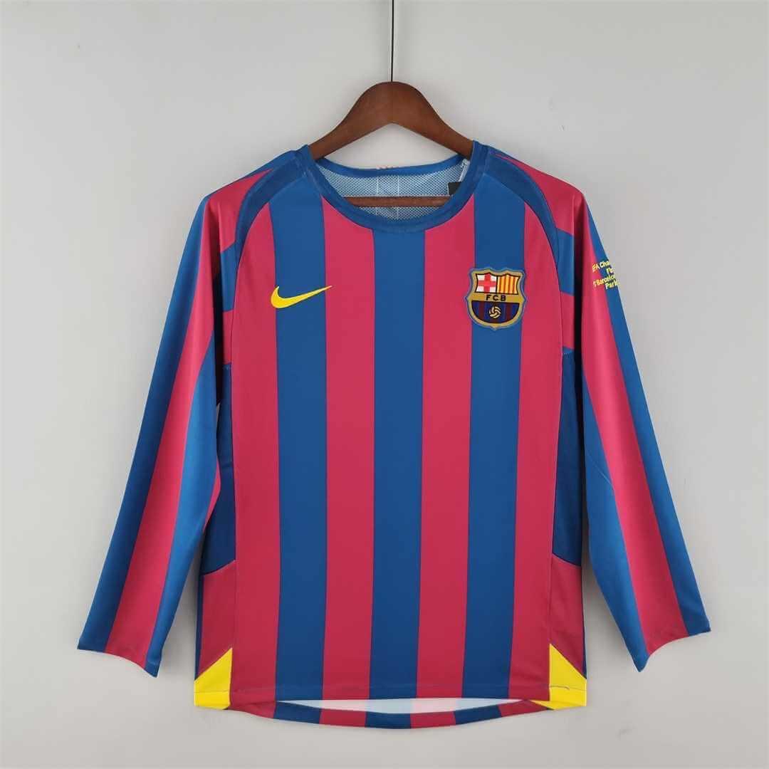 BARCELONA 2005-2006 HOME LONG SLEEVE
