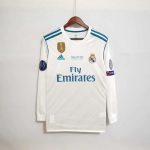 REAL MADRID LONG SLEEVE 2017-2018 FINAL KIT HOME