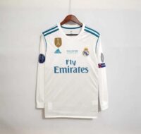 REAL MADRID LONG SLEEVE 2017-2018 FINAL KIT HOME
