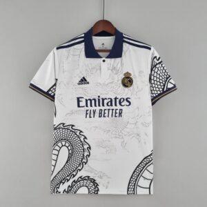 2023-2024 Real Madrid Chinese Dragon White Style Jersey (Special Edition)
