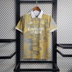 2023-2024 Real Madrid Chinese Dragon Gold Style Jersey (Special Edition)