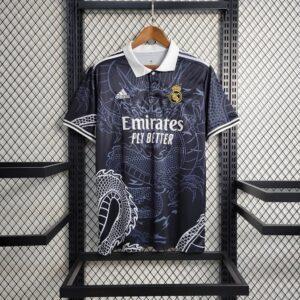 2023-2024 Real Madrid Chinese Dragon Black Style Jersey (Special Edition)