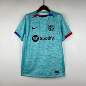 2023-2024 Barcelona Soccer Jersey Second Away
