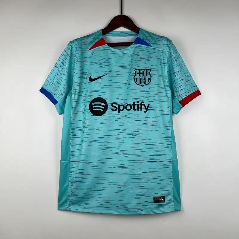 2023-2024 Barcelona Soccer Jersey Second Away
