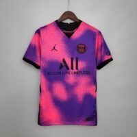 Retro 2020-2021 PSG Purple Fourth Soccer Jersey Away