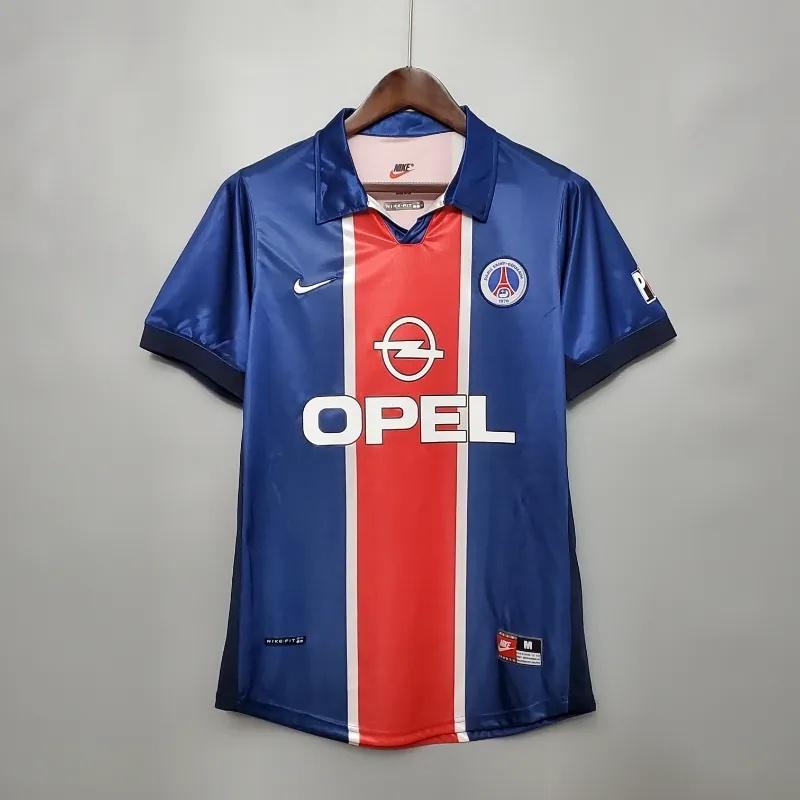 Retro 1998-1999 PSG Soccer Jersey Home