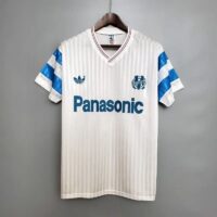 Retro 1990 Marseille Soccer Jersey Home