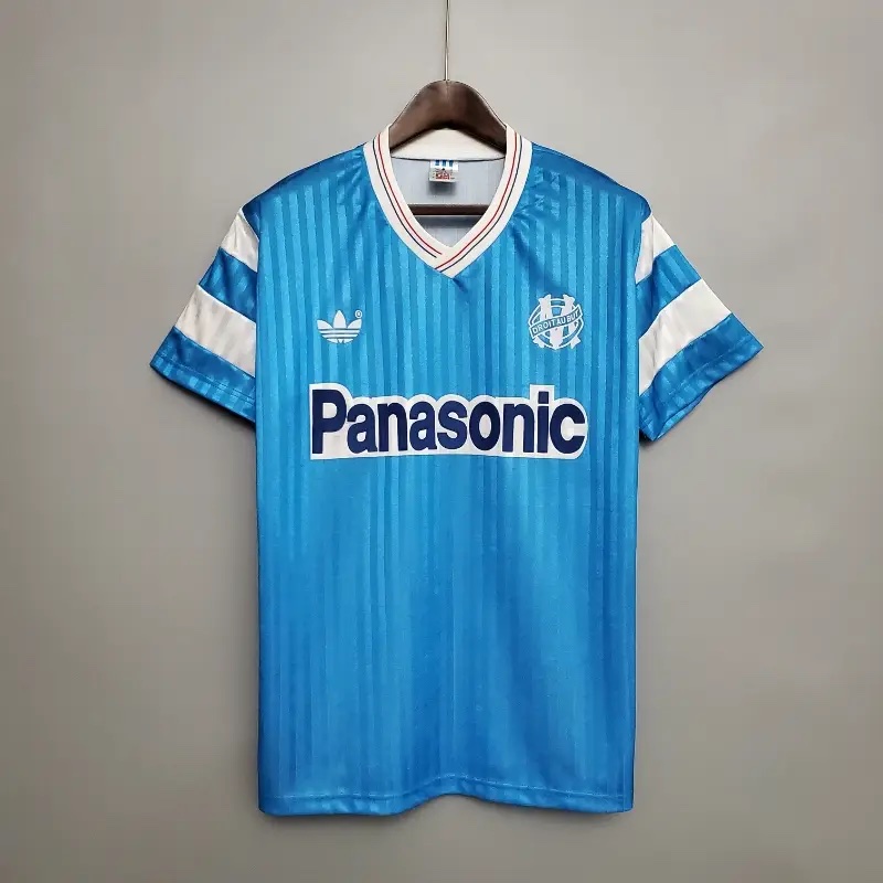 Retro 1990 Marseille Soccer Jersey Away