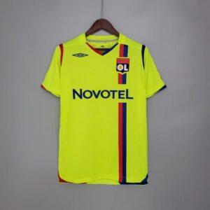 Retro 2008-2009 Lyon Soccer Jersey Green