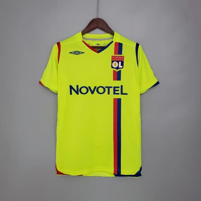 Retro 2008-2009 Lyon Soccer Jersey Green