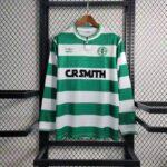Retro 1987-1988 Long Sleeved Celtics Soccer Jersey Home
