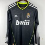 Retro 2010-2011 Real Madrid Long Sleeve Soccer Jersey Away