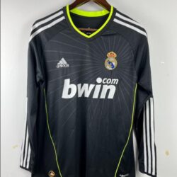 Retro 2010-2011 Real Madrid Long Sleeve Soccer Jersey Away