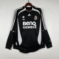 Retro 2006-2007 Long Sleeve Real Madrid Soccer Jersey Third Away