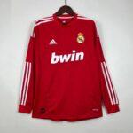 Retro 2011-2012 Long Sleeve Real Madrid Soccer Jersey Third Away