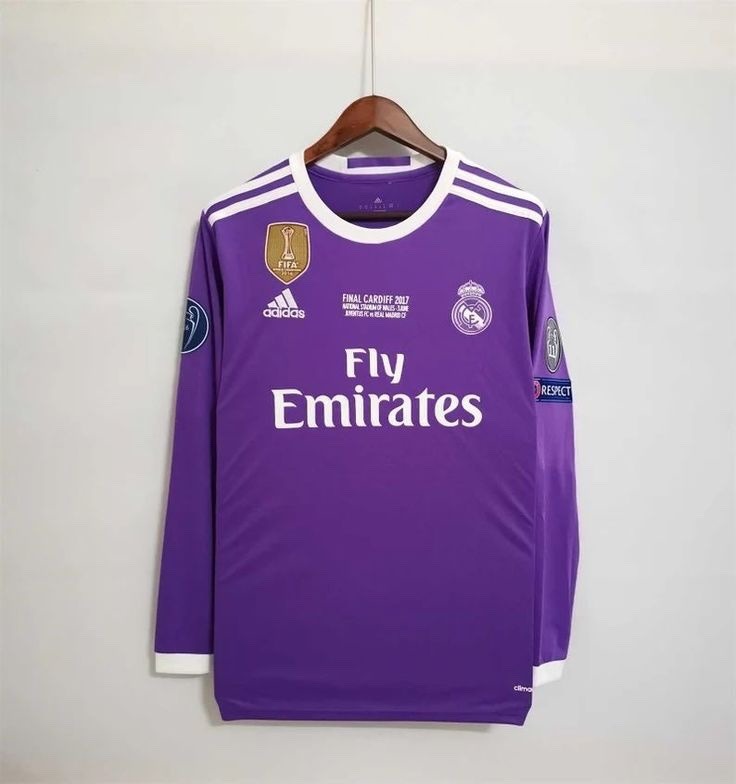 REAL MADRID 2016-2017 AWAY LONG SLEEVE REAL MADRID 2016-2017 AWAY LONG SLEEVE