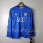 MANCHESTER UNITED 2008 LONG SLEEVE AWAY KIT