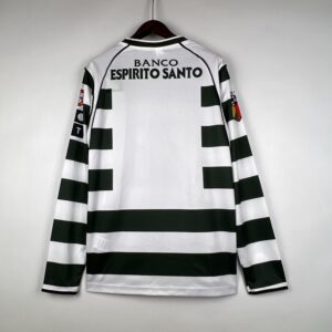 2001 2003 Sporting Lisbon Home Long Sleeve Retro Jersey