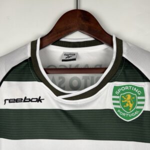 2001 2003 Sporting Lisbon Home Long Sleeve Retro Jersey