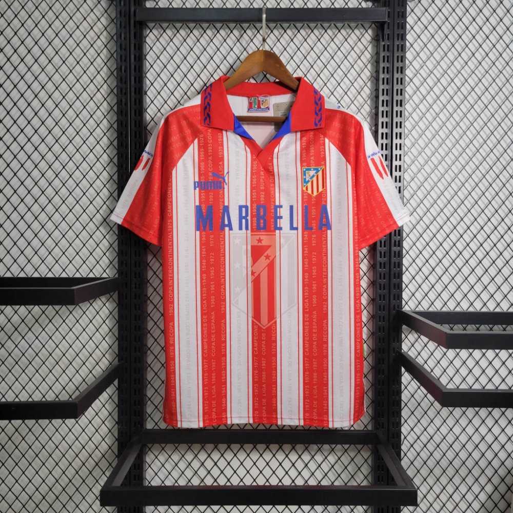 1995-1096 Atletico Madrid Home Retro Jersey