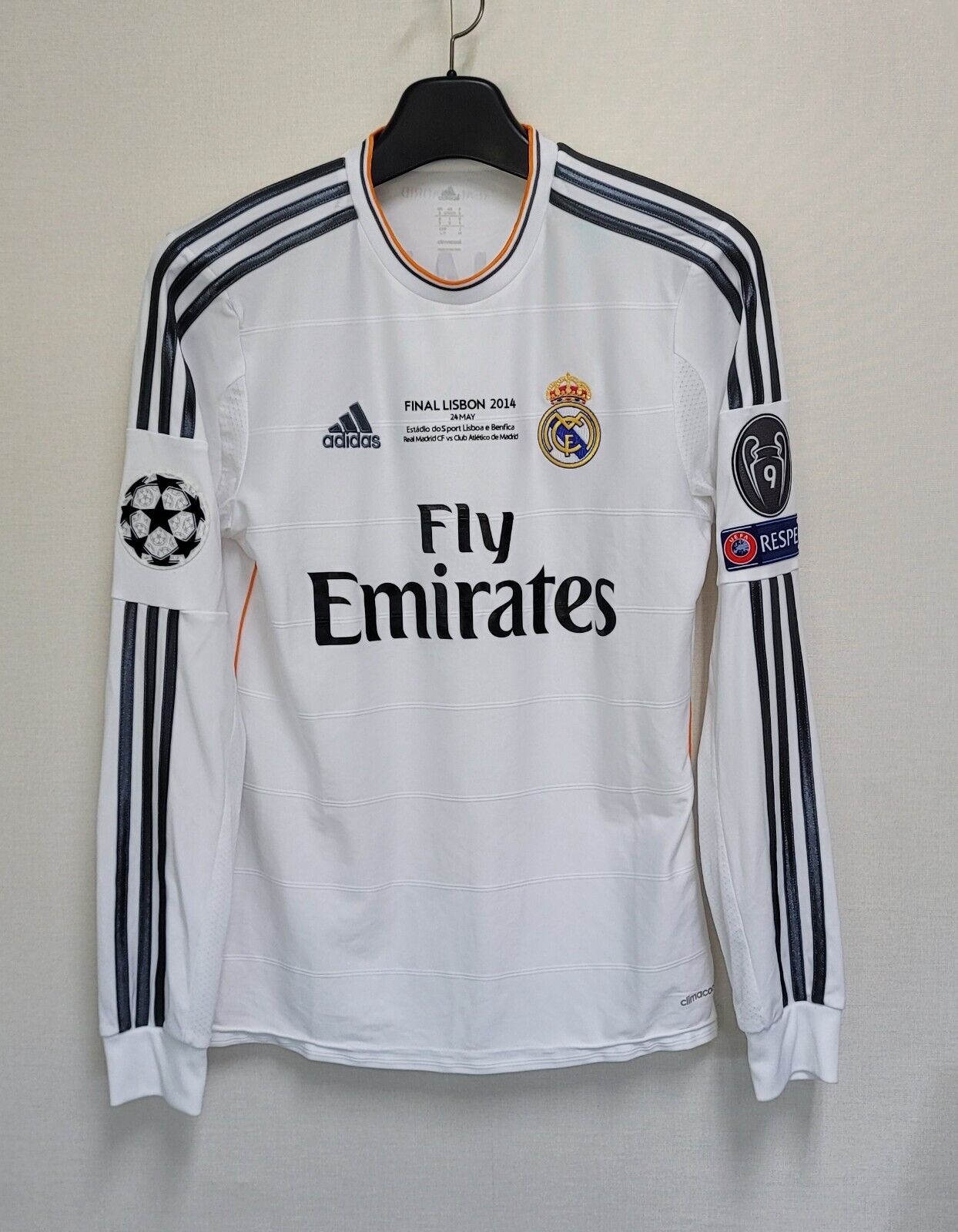 REAL MADRID 2014 FINAL JERSEY LONG SLEEVE