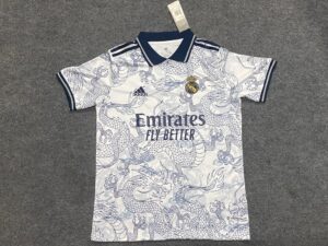 2023-2024 REAL MADRID DRAGON EDITION BLACK AND WHITE