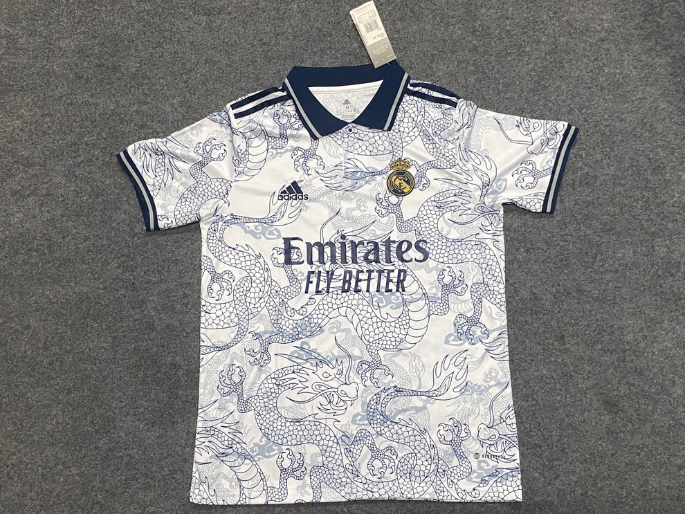 2023-2024 REAL MADRID DRAGON EDITION BLACK AND WHITE 2023-2024 REAL MADRID DRAGON EDITION BLACK AND WHITE