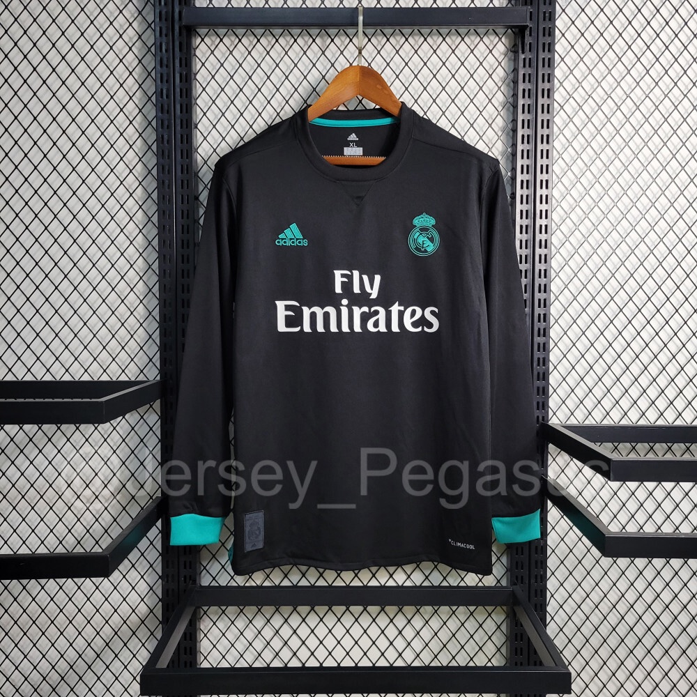 REAL MADRID 2017-2018 AWAY LONG SLEEVE REAL MADRID 2017-2018 AWAY LONG SLEEVE