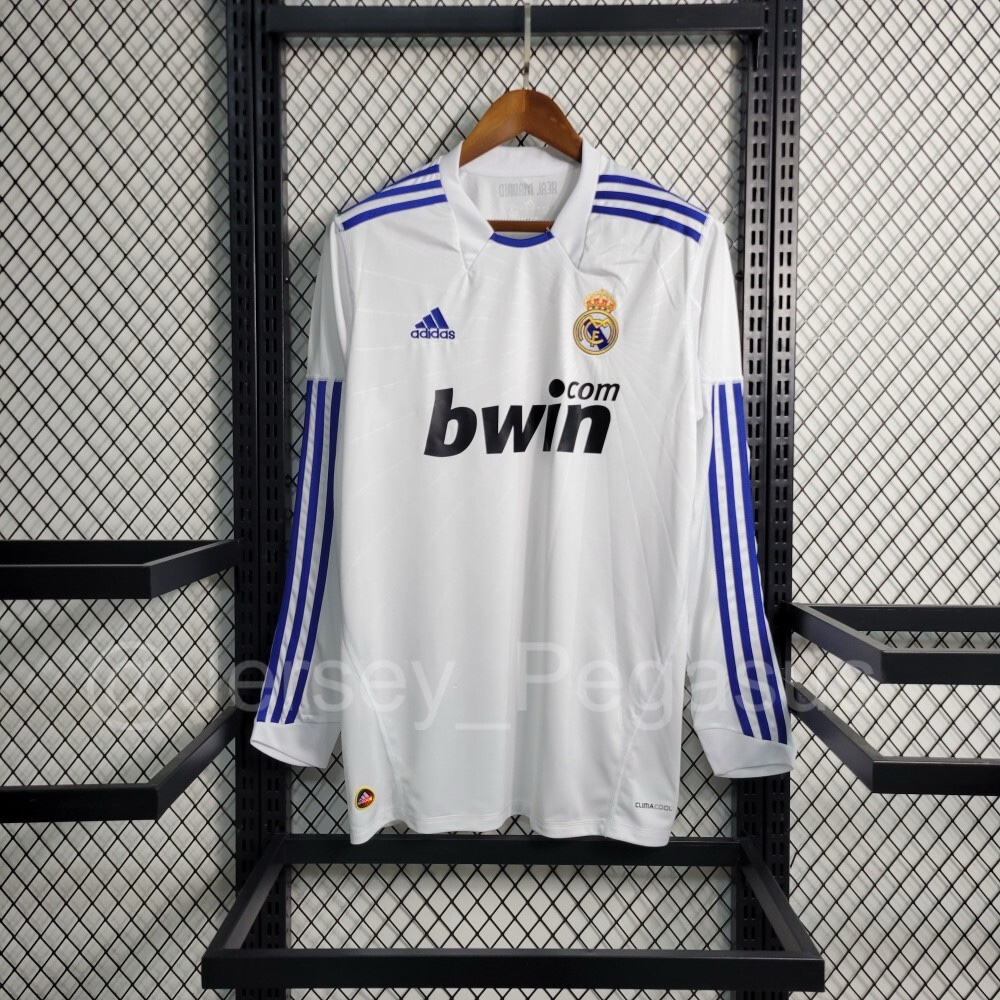 REAL MADRID 2010-2011 HOME LONG SLEEVE REAL MADRID 2010-2011 HOME LONG SLEEVE