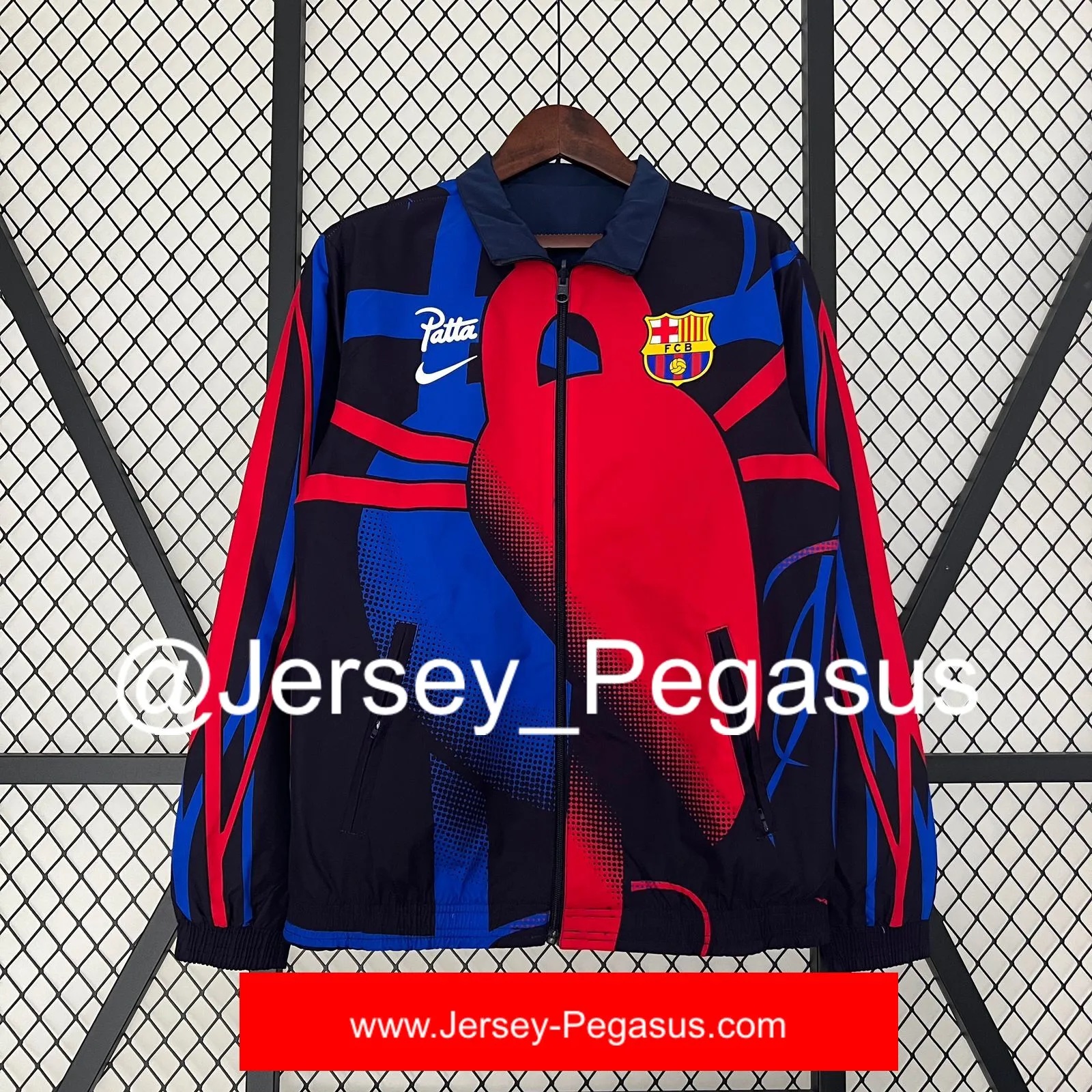 BARCELONA X PATTA WINDBREAKER DOUBLE SIDE