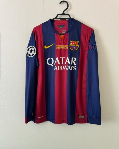 FC BARCELONA 2015 FINAL JERSEY LONG SLEEVE