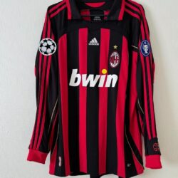 2006-2007 AC MILAN HOME LONG SLEEVE JERSEY