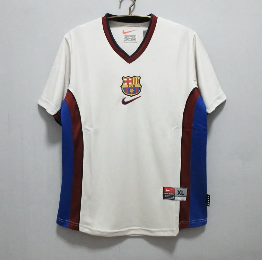1998-1999 barcelona Away jersey