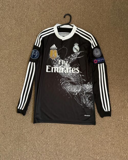 2014-2015 REAL MADRID AWAY LONG SLEEVE JERSEY