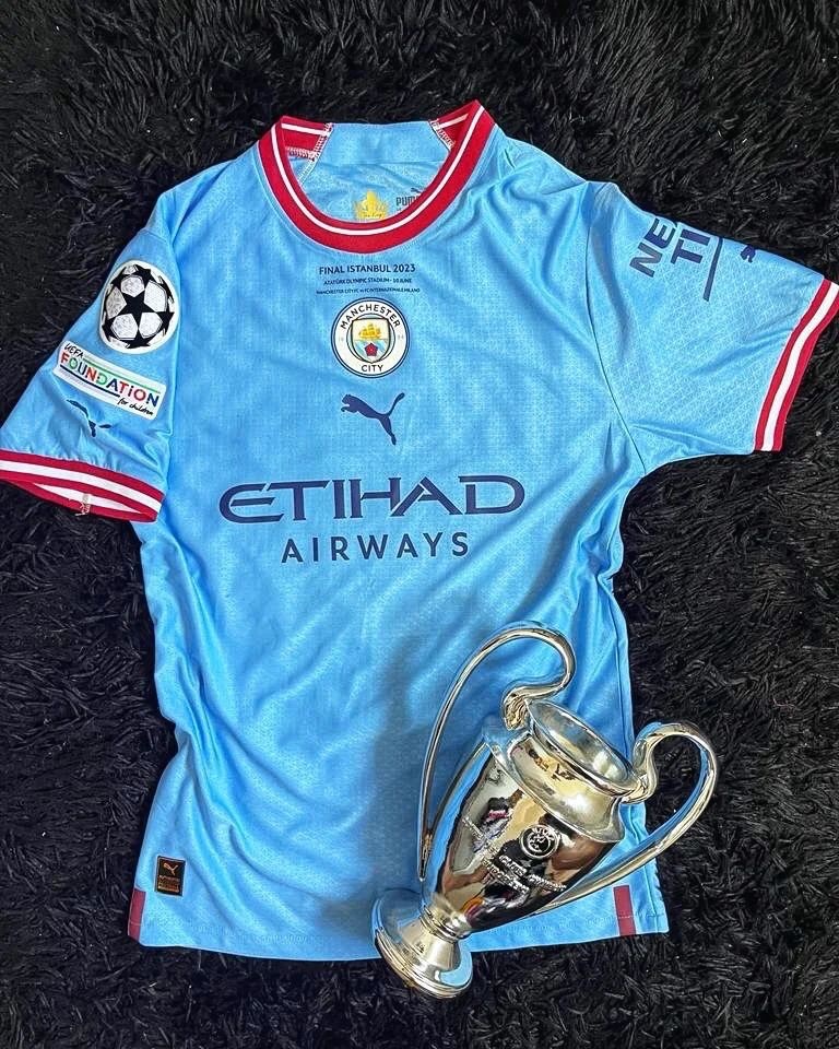 MANCHESTER CITY 2023 FINAL UCL JERSEY