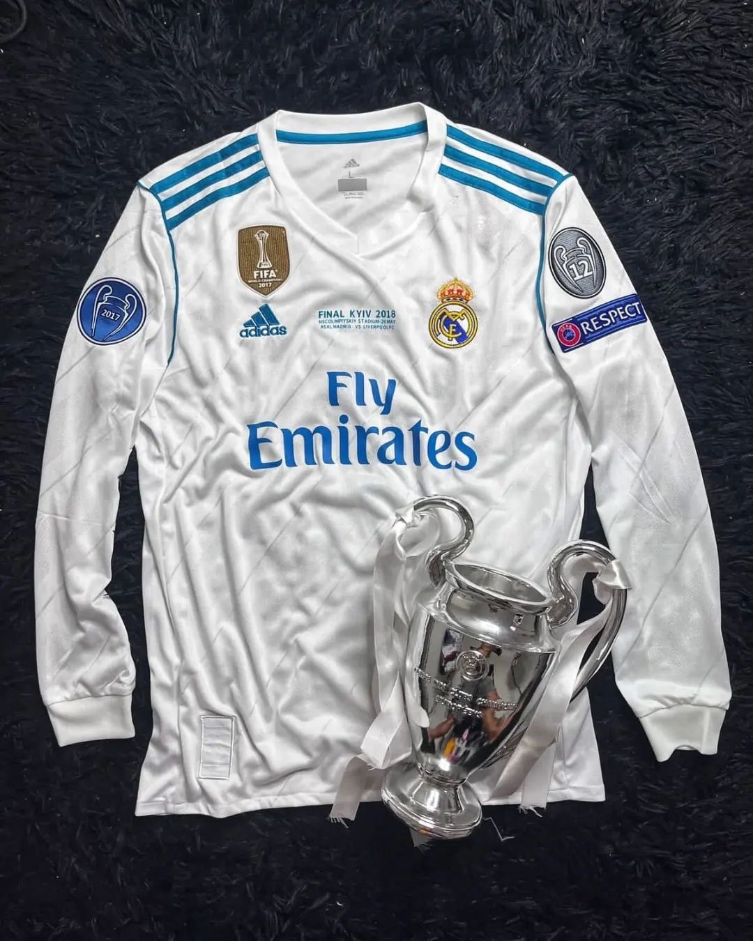 REAL MADRID FINAL 2018 UCL JERSEY LONG SLEEVE