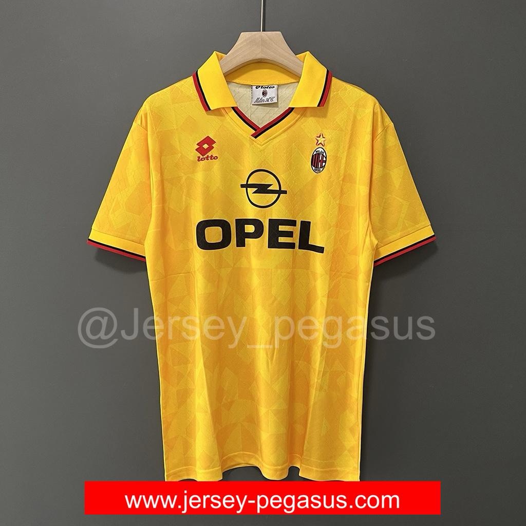 1995-1996 AC MILAN THIRD AWAY JERSEY